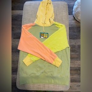 Teddy Fresh X SpongeBob color block hoodie